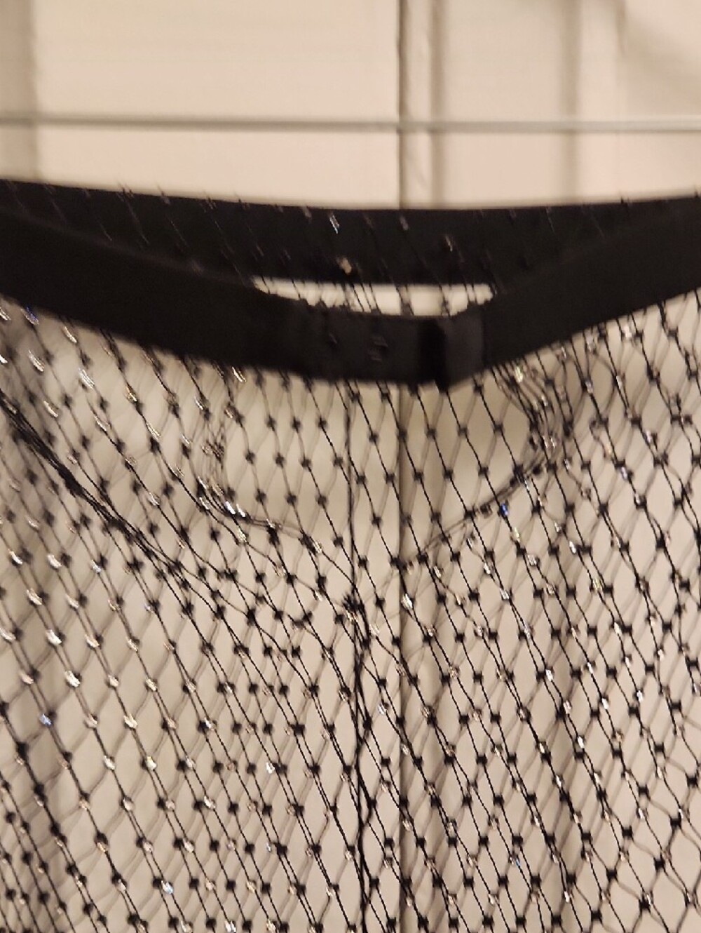Crystal Rhinestone Mesh Pants - Picture 3 of 4